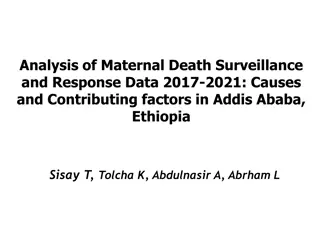 Maternal Mortality in Addis Ababa, Ethiopia: 2017-2021 Analysis