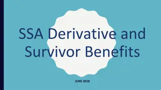 SSA Derivative and Survivor Benefits