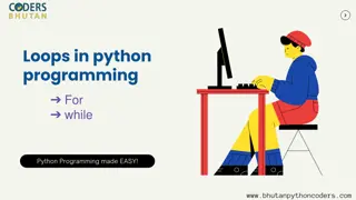 Loops in Python Programming