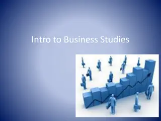 Introduction to Business Studies: Importance and Curriculum Overview