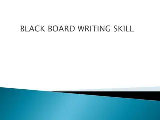 Enhancing Blackboard Writing Skills for Effective Teaching