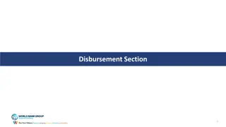 Disbursement Overview of World Bank Projects