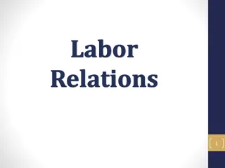 Labor Relations in Higher Education: ANR Overview