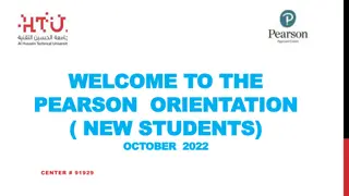 Enhancing Your Learning Journey at Pearson: Orientation Insights for New Students