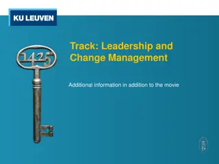 Leadership and Change Management Programme Additional Information