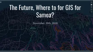 Future Directions for GIS in Samoa