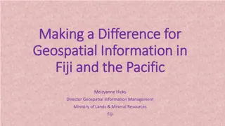 Empowering Women in Geospatial Information: A Look at Fiji and the Pacific