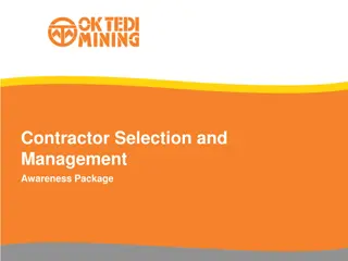 Comprehensive Guidelines for Contractor Selection and Management in Mobile Plant and Equipment Operations