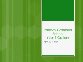 Media Studies Course Overview at Ramsey Grammar School