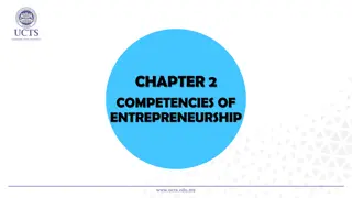 Entrepreneurial Competencies and their Impact