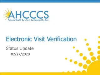 Update on Electronic Visit Verification Action Items