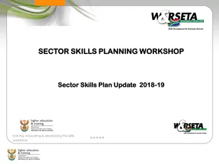 Sector Skills Planning Workshop and Retail Sales Growth Analysis