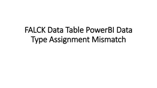 Handling Data Type Mismatches in PowerBI Tables