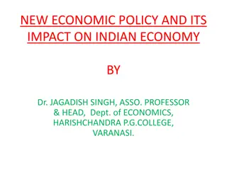 Impact of New Economic Policy 1991 on Indian Economy