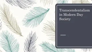 Exploring Transcendentalism in Modern Society