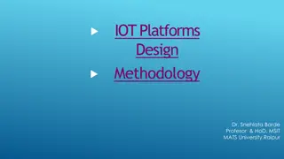 IoT Platforms Design Methodology by Dr. Snehlata Barde - Overview