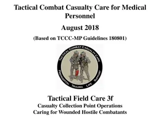 Tactical Combat Casualty Care: Casualty Collection Point Operations