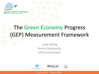 The Green Economy Progress Measurement Framework Overview