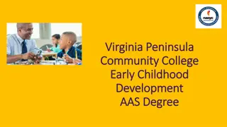 Early Childhood Development Program at Virginia Peninsula Community College