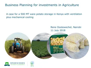 Investment Opportunity in Ware Potato Storage in Kenya