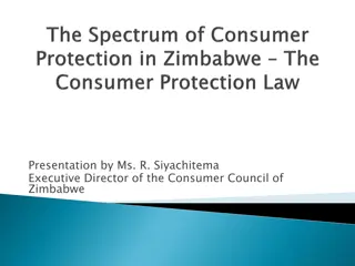 Challenges and Progress in Consumer Protection in Zimbabwe