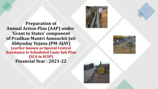 Preparation of Annual Action Plan under PM-AJAY for Financial Year 2021-22