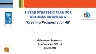 Strategic Analysis of Business Botswana: Towards Sustainable Growth and Development