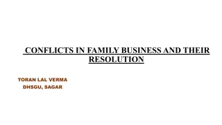 Resolving Conflicts in Family Businesses: Insights and Strategies