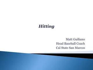 Effective Baseball Hitting Techniques and Strategies by Matt Guiliano