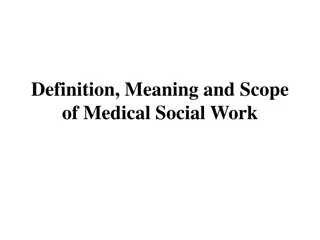 Medical Social Work in Healthcare