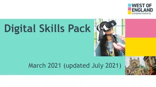 Digital Skills Pack March 2021 Overview