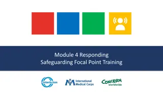 Safeguarding Focal Point Training Overview