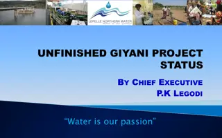 Water Passion Project Status Update and Recovery Report