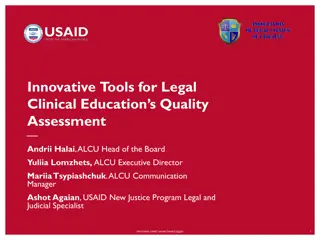 Enhancing Quality Standards of Legal Clinical Education in Ukraine