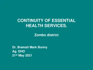 Ensuring Continuity of Essential Health Services in Zombo District During the COVID-19 Pandemic