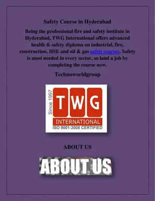 Safety Course in Hyderabad, technoworldgroup.com