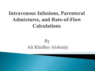 Intravenous Infusions: Types and Administration