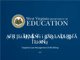 School-Based Health Services 2019: Targeted Case Management Billing Guidelines