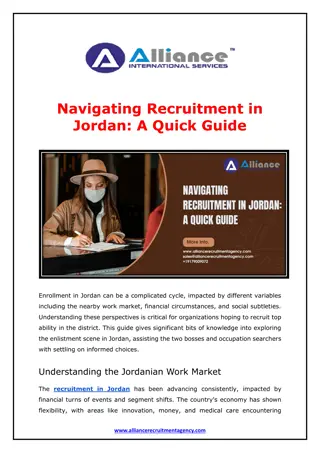 Navigating Recruitment in Jordan - A Quick Guide