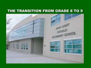 Navigating the Grade 8 to 9 Transition Process in Ontario High Schools