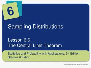 The Central Limit Theorem in Statistics