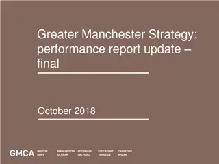 Greater Manchester Strategy Performance Update October 2018