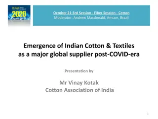 Emerging Trends in Indian Textile Industry Post-COVID Era