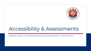 Tiered Approach to Accessibility in Assessments and Accommodations