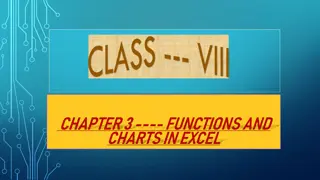 Learn Excel Functions and Chart Components in Detail