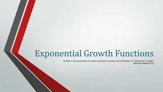 Exponential Growth Functions Based on Gordon's Book