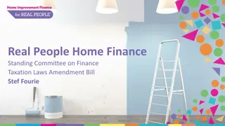 Impact of Taxation Laws Amendment on Real People Home Finance