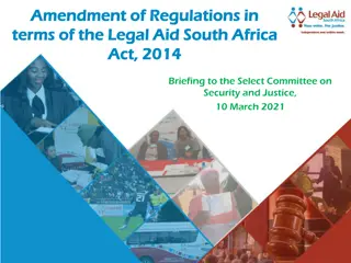 Proposed Amendments to Legal Aid Regulations in South Africa