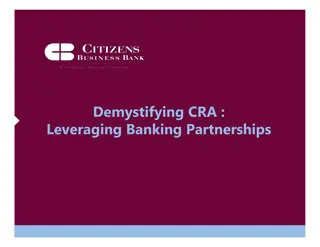 Understanding Community Reinvestment Act (CRA) and Banking Partnerships