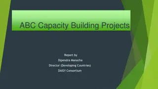 ABC Capacity Building Projects Report by Dipendra Manocha Director